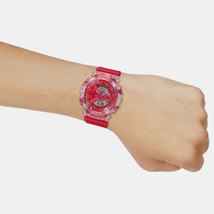 G-Shock Men Quartz Red Dial Analog-Digital Resin Watch G1366