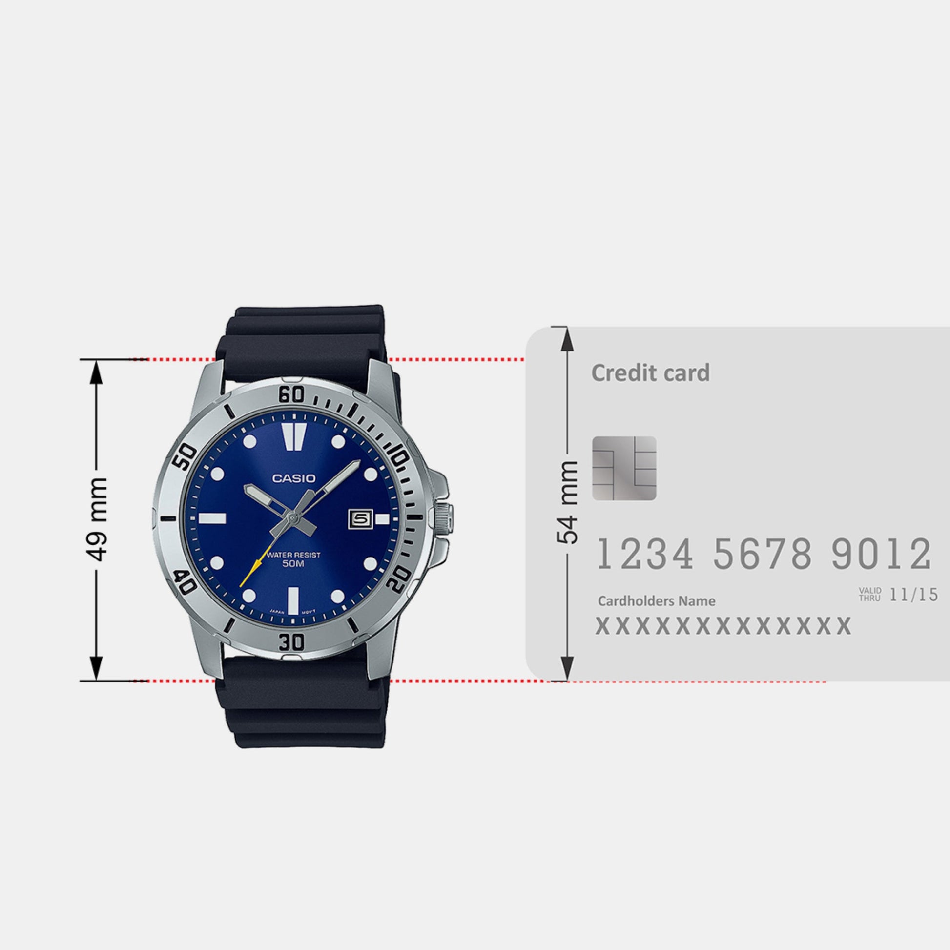 Enticer Men Quartz Blue Dial Analog Resin Watch A2140