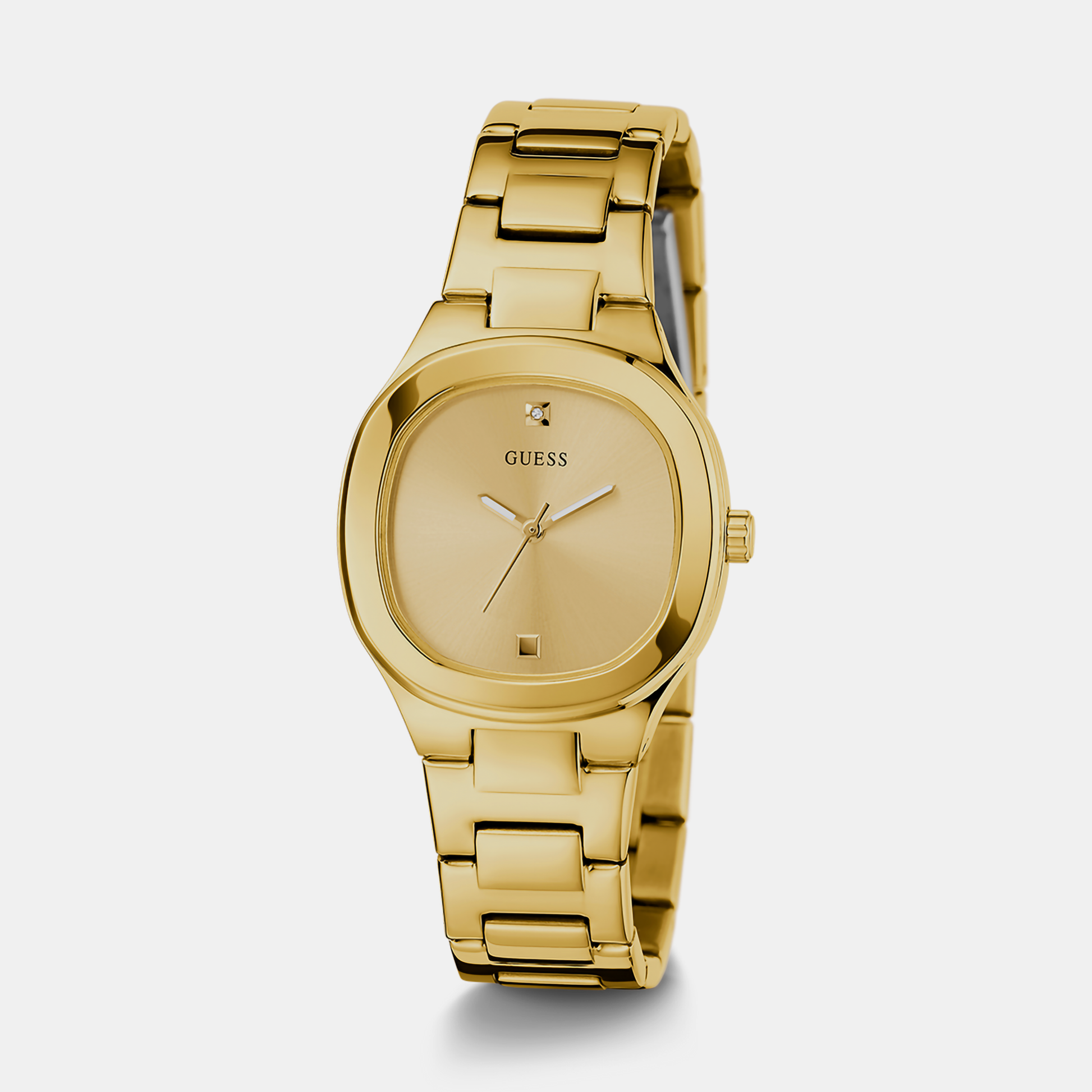 Eve Women Quartz Gold Dial Analog Stainless Steel Watch GW0615L2