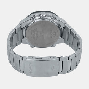 Edifice Men Quartz Blue Dial Analog-Digital Stainless Steel Watch EX555