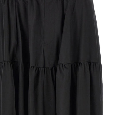 Comme Des Garcons Black Barrel Leg Pants