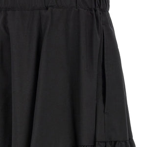 Comme Des Garcons Black Barrel Leg Pants