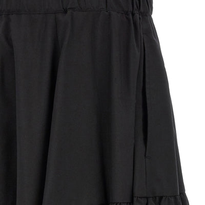 Comme Des Garcons Black Barrel Leg Pants
