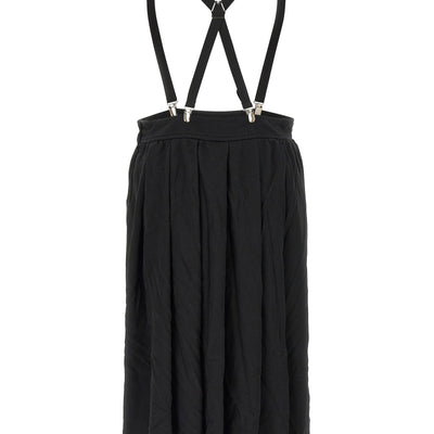 Comme Des Garcons Black Suspender Skirt