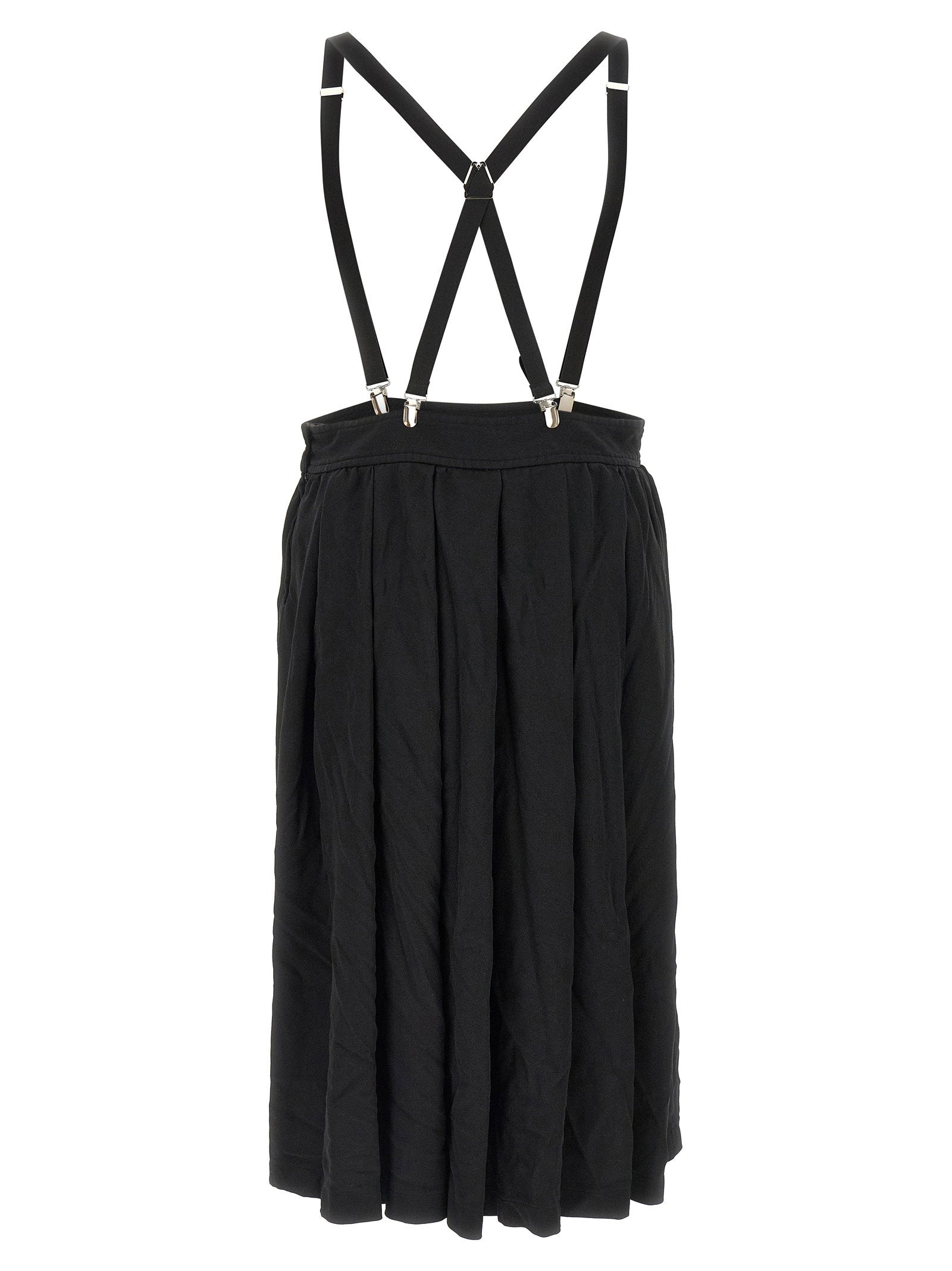Comme Des Garcons Black Suspender Skirt