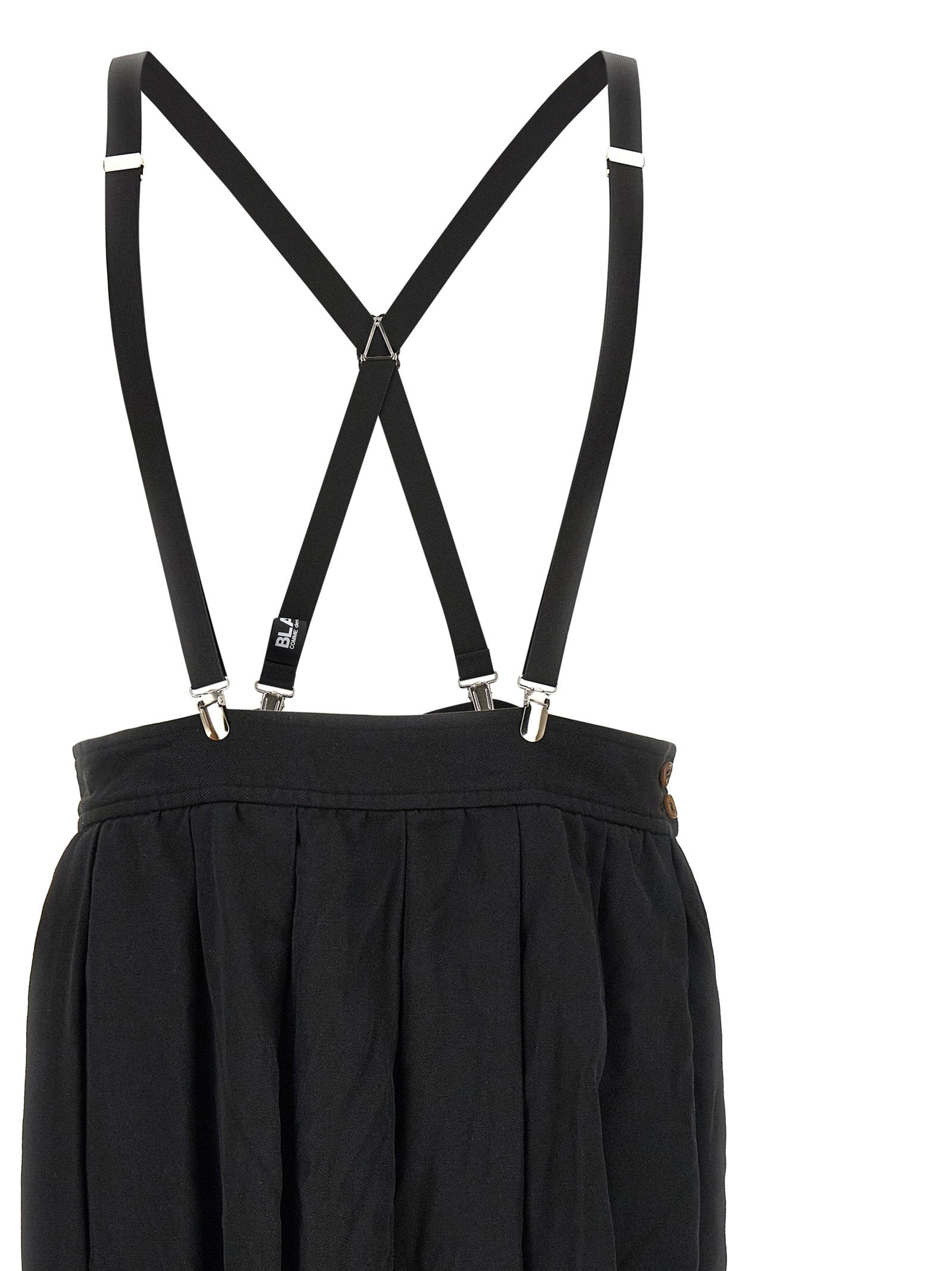 Comme Des Garcons Black Suspender Skirt