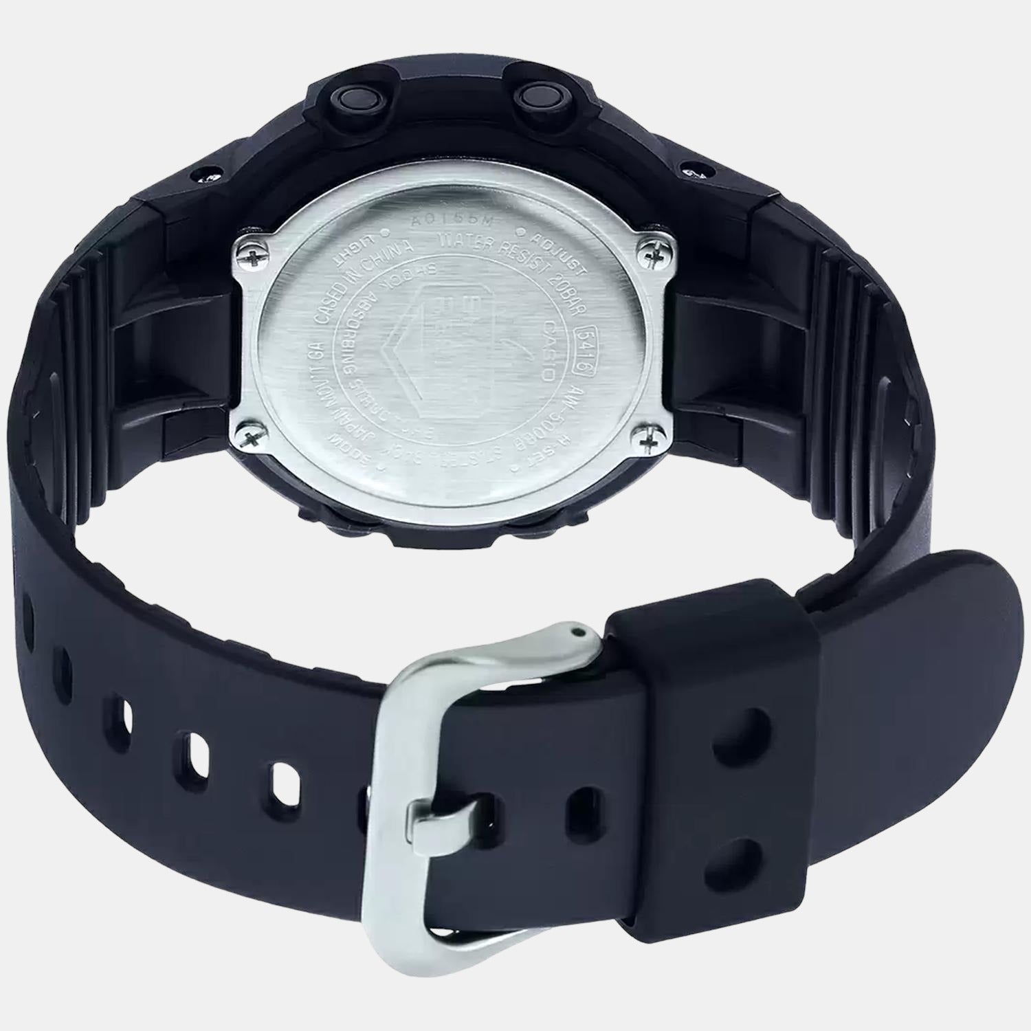 G-Shock Men Quartz Black Dial Analog-Digital Resin Watch G1080
