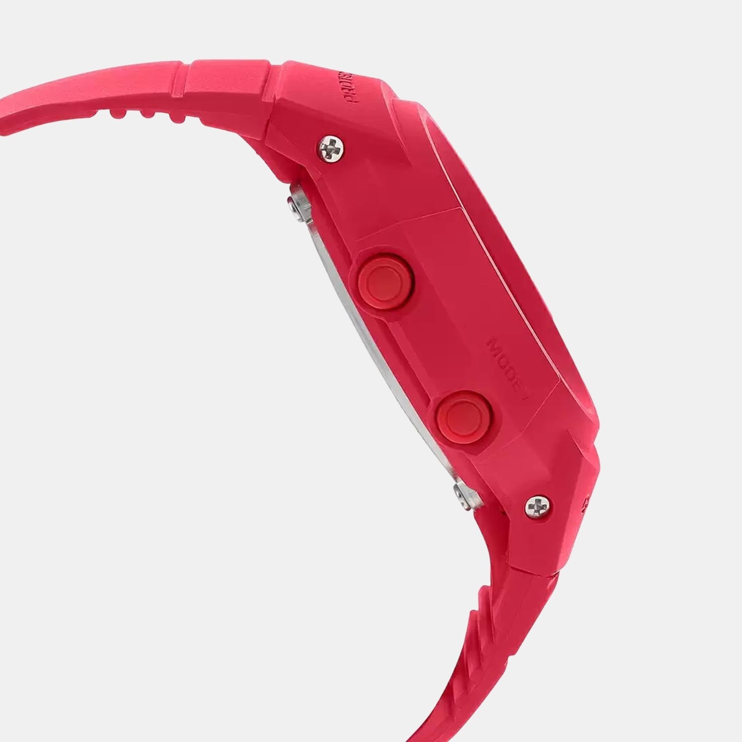 G-Shock Men Quartz Red Dial Analog-Digital Resin Watch G1081