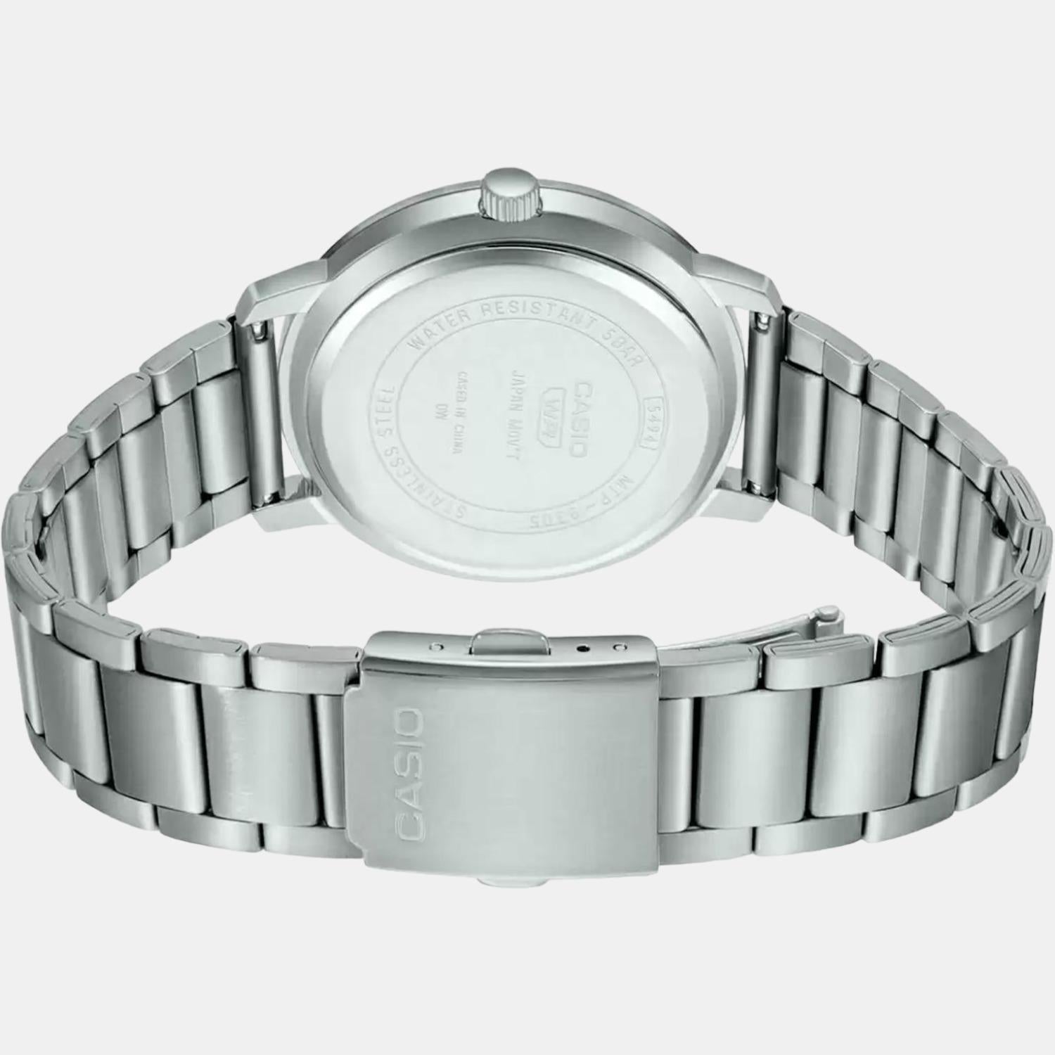 Enticer Men Quartz Black Dial Chronograph Stainless Steel Watch A1934