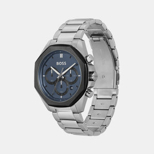 Cloud Men Quartz Blue Dial Chronograph Stainless Steel Watch 1514015
