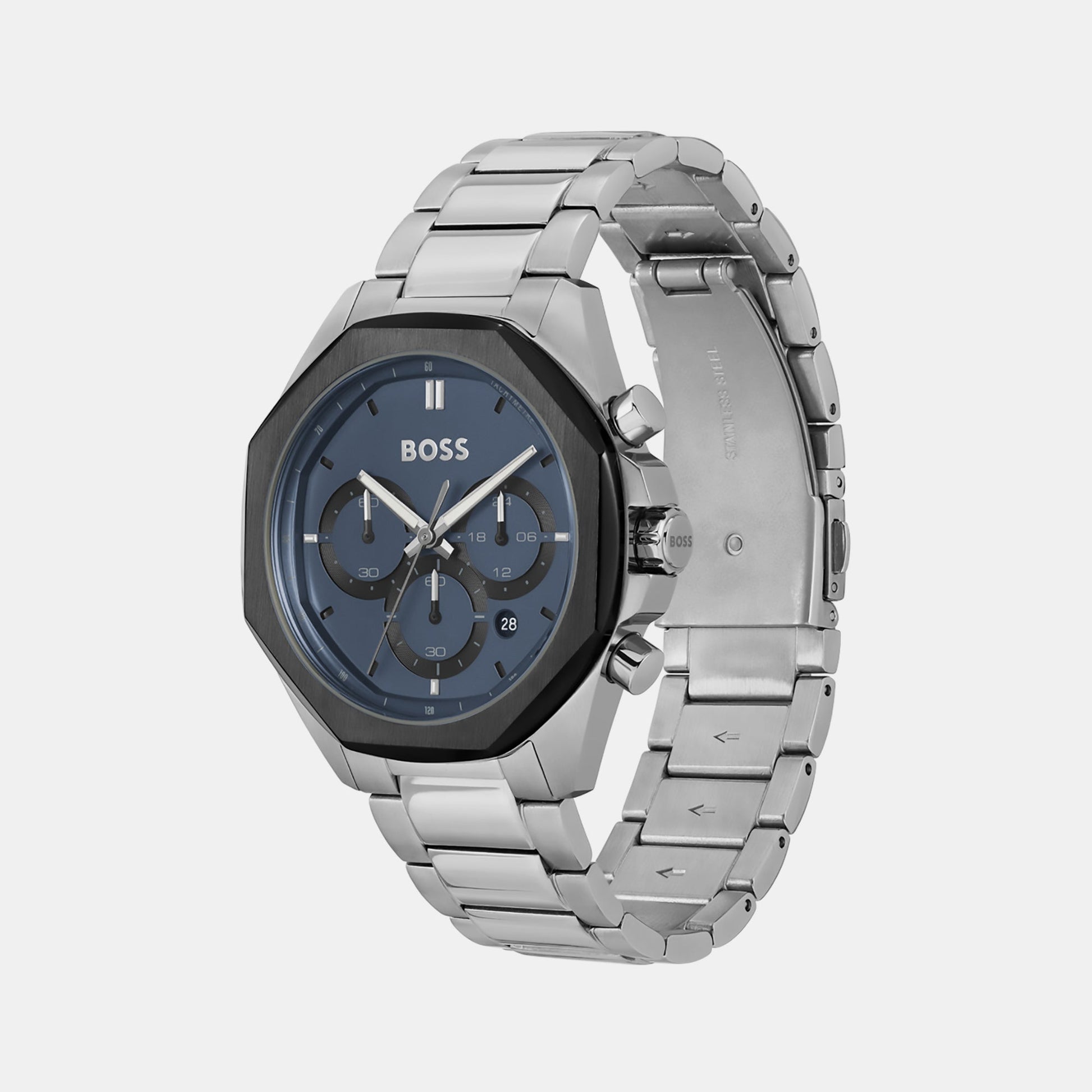 Cloud Men Quartz Blue Dial Chronograph Stainless Steel Watch 1514015
