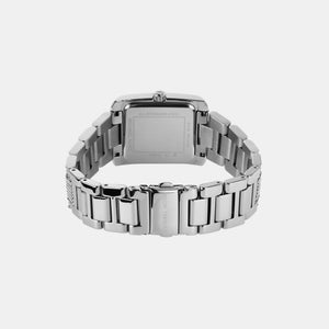 Emery Women Quartz White Dial Analog Stainless Steel Watch MK4648