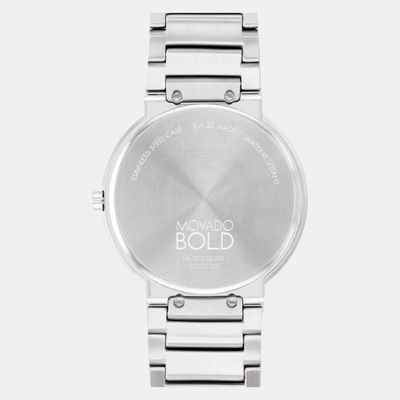 Bold Men Quartz Green Dial Analog Stainless Steel Watch 3601074