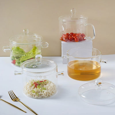 Glass Stock Pot