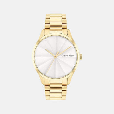 Ck Burst Unisex Quartz Silver Dial Analog Stainless Steel Watch 25200232