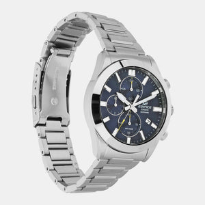 Edifice Men Quartz Blue Dial Chronograph Stainless Steel Watch ED581