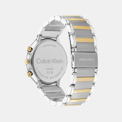 Energize Women Quartz White Dial Analog Stainless Steel Watch 25200239