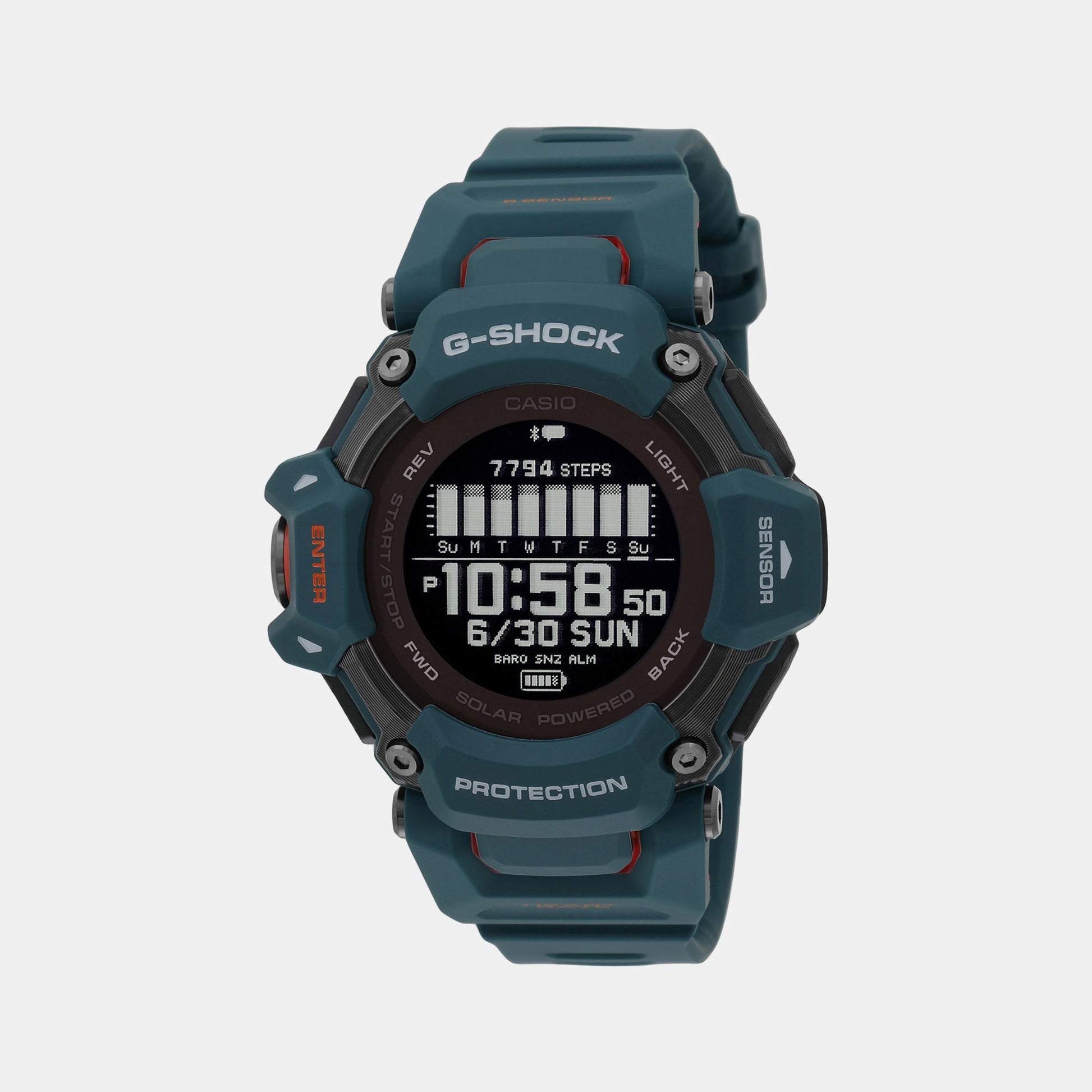 G-Shock Men Quartz Black Dial Digital Resin Watch G1383