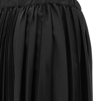 Comme Des Garcons Black Asymmetrical Pleated Skirt