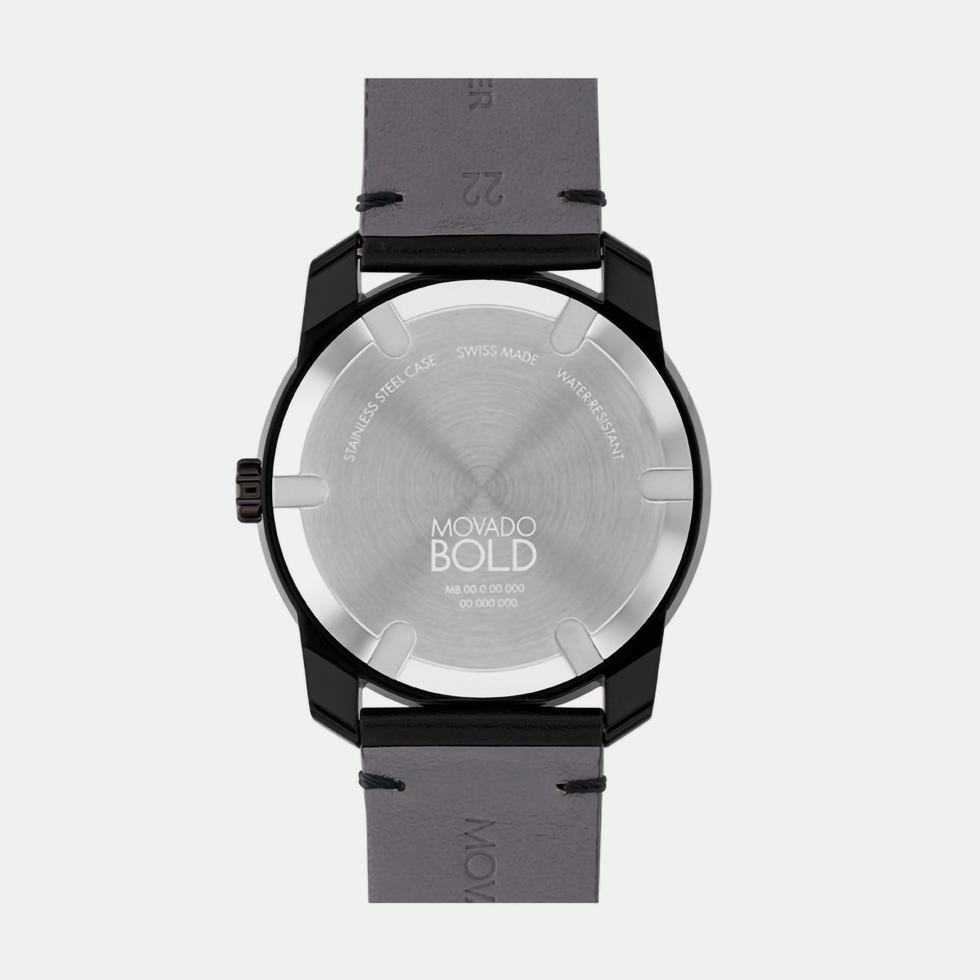 Bold Men Quartz Black Dial Analog Leather Watch 3601130