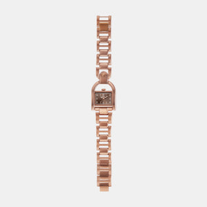 Harwell Women Quartz Brown Dial Analog Stainless Steel Watch ES5328