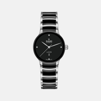Centrix Unisex Automatic Black Dial Analog Stainless Steel Watch R30020712