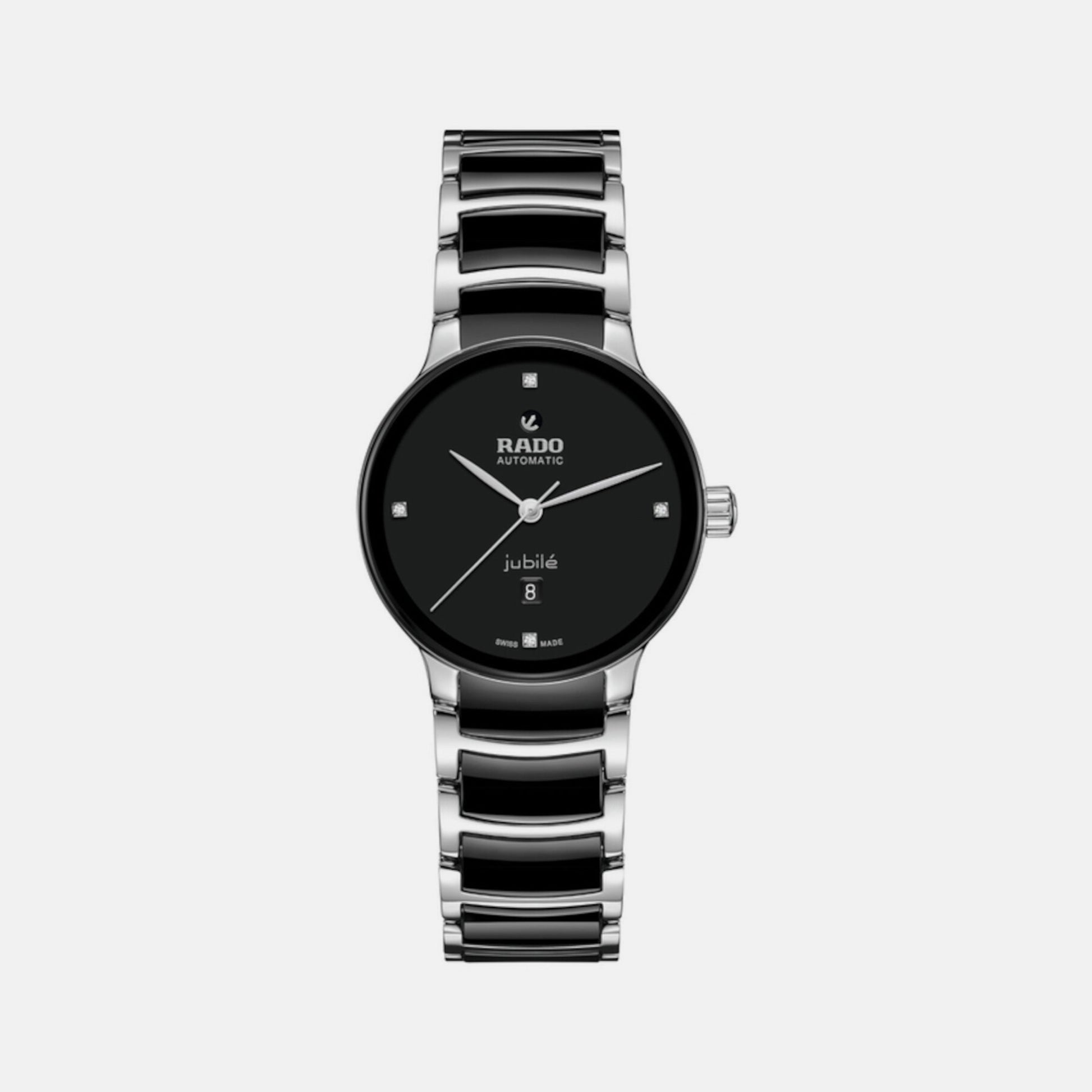 Centrix Unisex Automatic Black Dial Analog Stainless Steel Watch R30020712