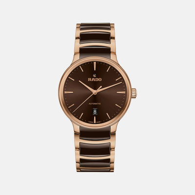 Centrix Unisex Automatic Brown Dial Analog Stainless Steel Watch R30017302