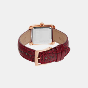 Emery Women Quartz White Dial Analog Leather Watch MK4689