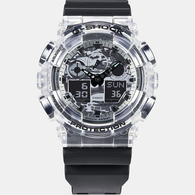 G-Shock Men Quartz Silver Dial Analog-Digital Resin Watch G1281