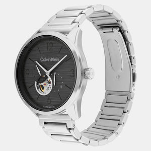 Ck Esteem Men Automatic Grey Dial Multi-Function Stainless Steel Watch 25200387