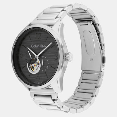 Ck Esteem Men Automatic Grey Dial Multi-Function Stainless Steel Watch 25200387