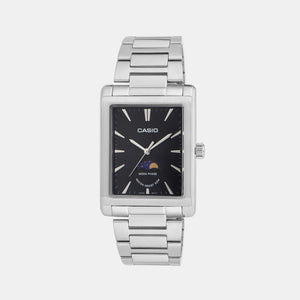 Enticer Men Quartz Black Dial Analog Stainless Steel Watch A2170