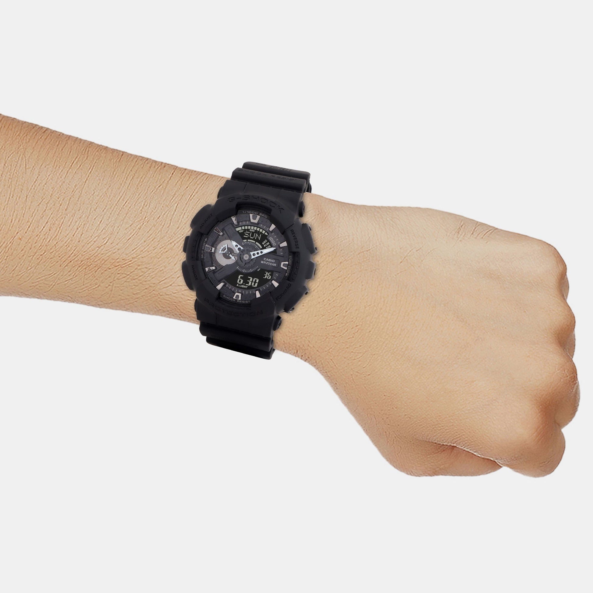 G-Shock Men Quartz Black Dial Analog-Digital Resin Watch G1411