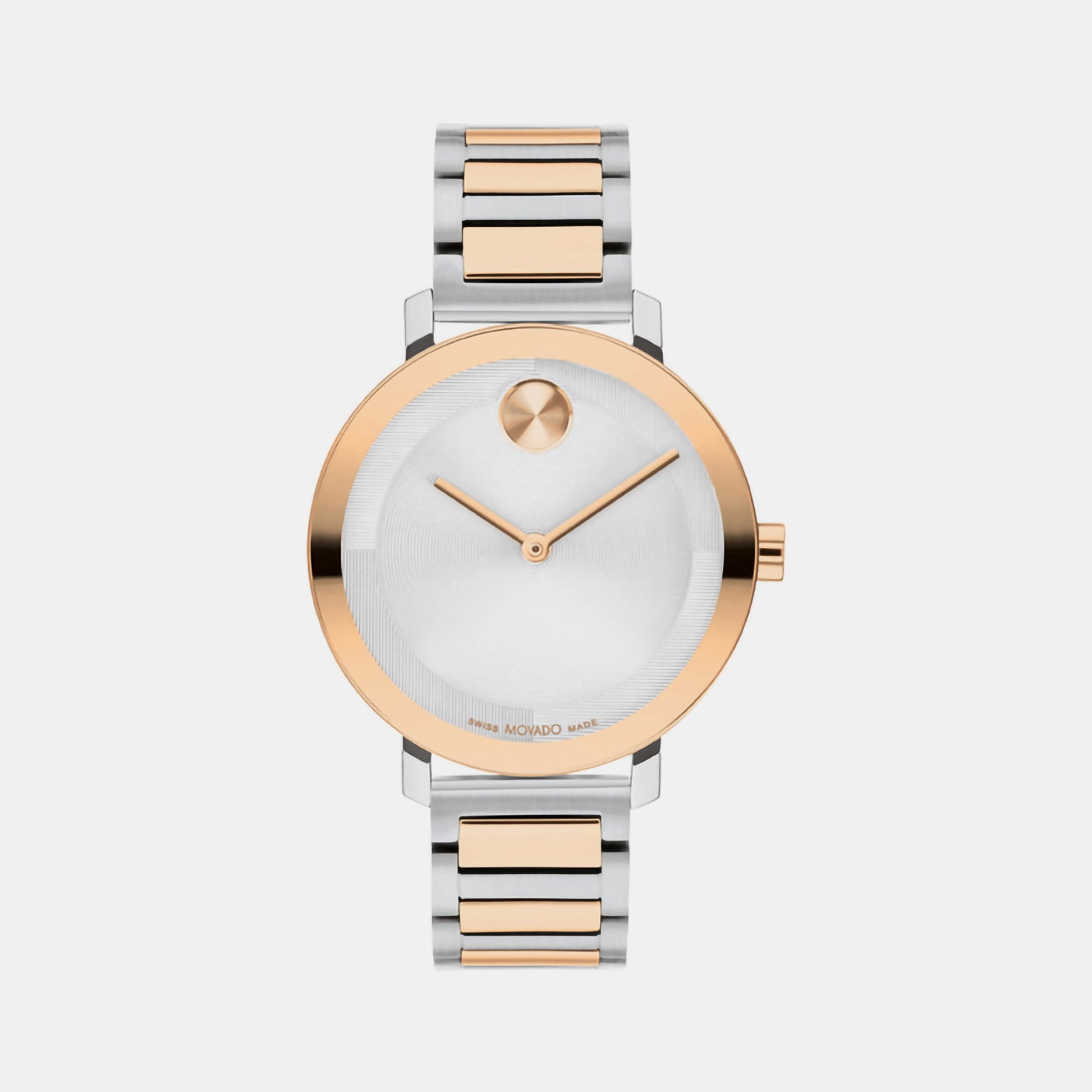 Bold Women Quartz Silver Dial Analog Stainless Steel Watch 3601141