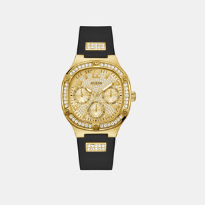 Duchess Women Quartz Champagne Dial Chronograph Silicone Watch GW0619L2