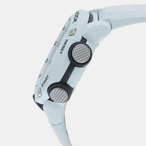 G-Shock Men Quartz White Dial Analog-Digital Resin Watch G971