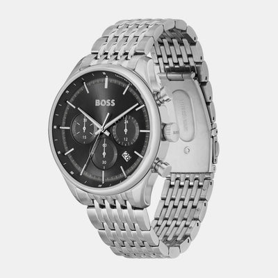 Gregor Men Quartz Black Dial Chronograph Stainless Steel Watch 1514082