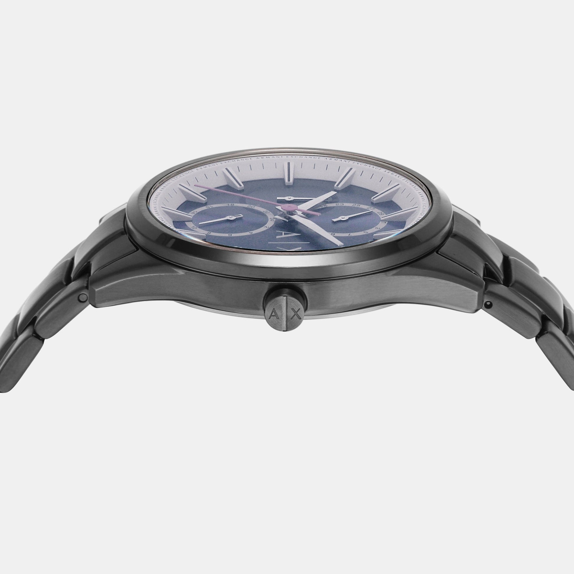Dante Men Quartz Blue Dial Chronograph Stainless Steel Watch AX1871