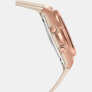 Baby-G Women Quartz Rose Gold Dial Analog-Digital Resin Watch BX194