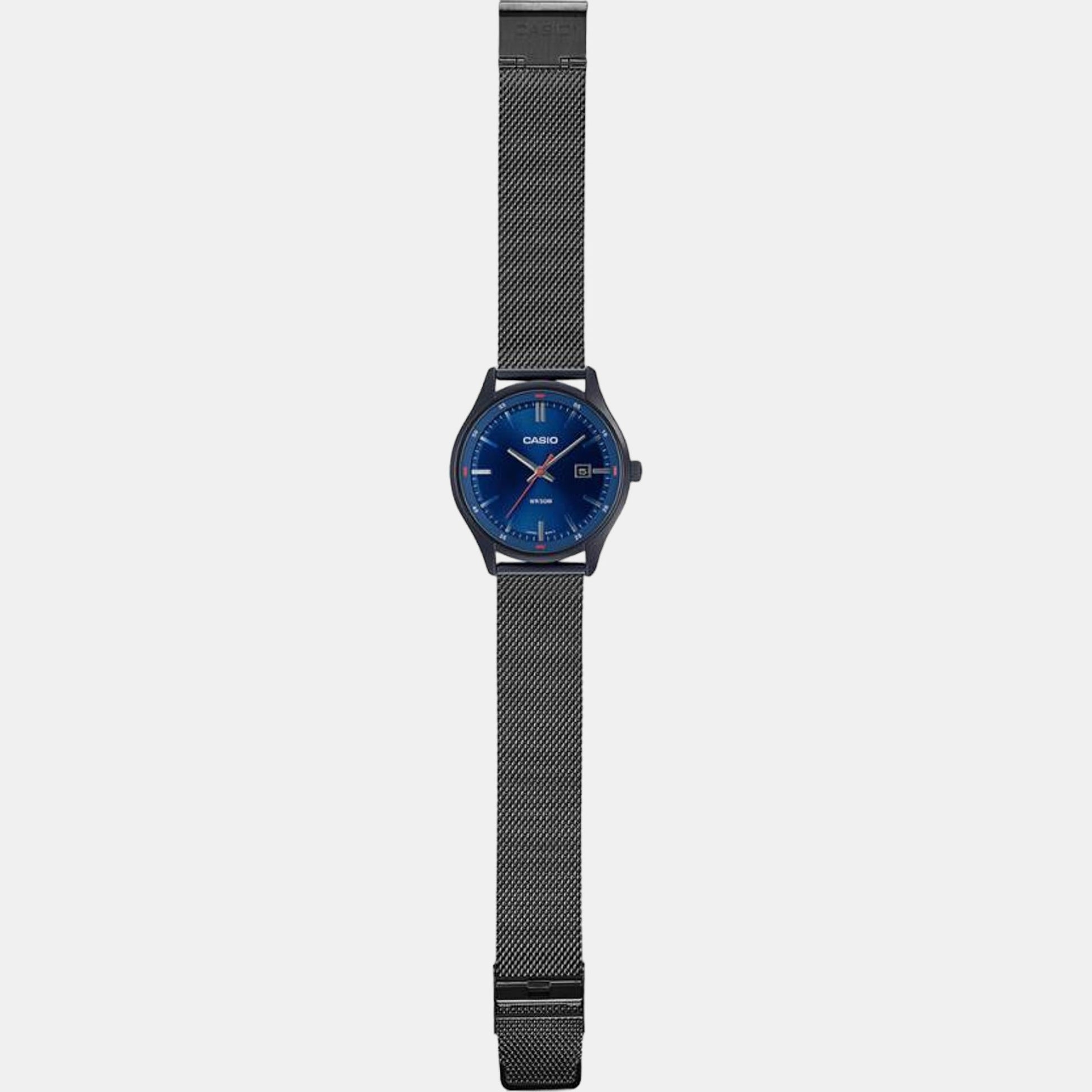 Enticer Men Quartz Blue Dial Analog Stainless Steel Watch A2104
