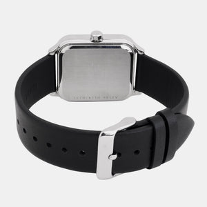 Enticer Men Quartz White Dial Chronograph Leather Watch A2186