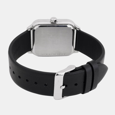 Enticer Men Quartz White Dial Chronograph Leather Watch A2186