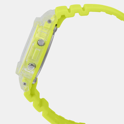 G-Shock Men Quartz Yellow Dial Digital Resin Watch G1360