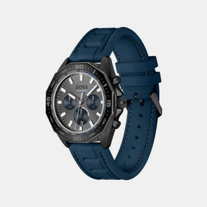 Energy Men Quartz Black Dial Chronograph Silicone Watch 1513972