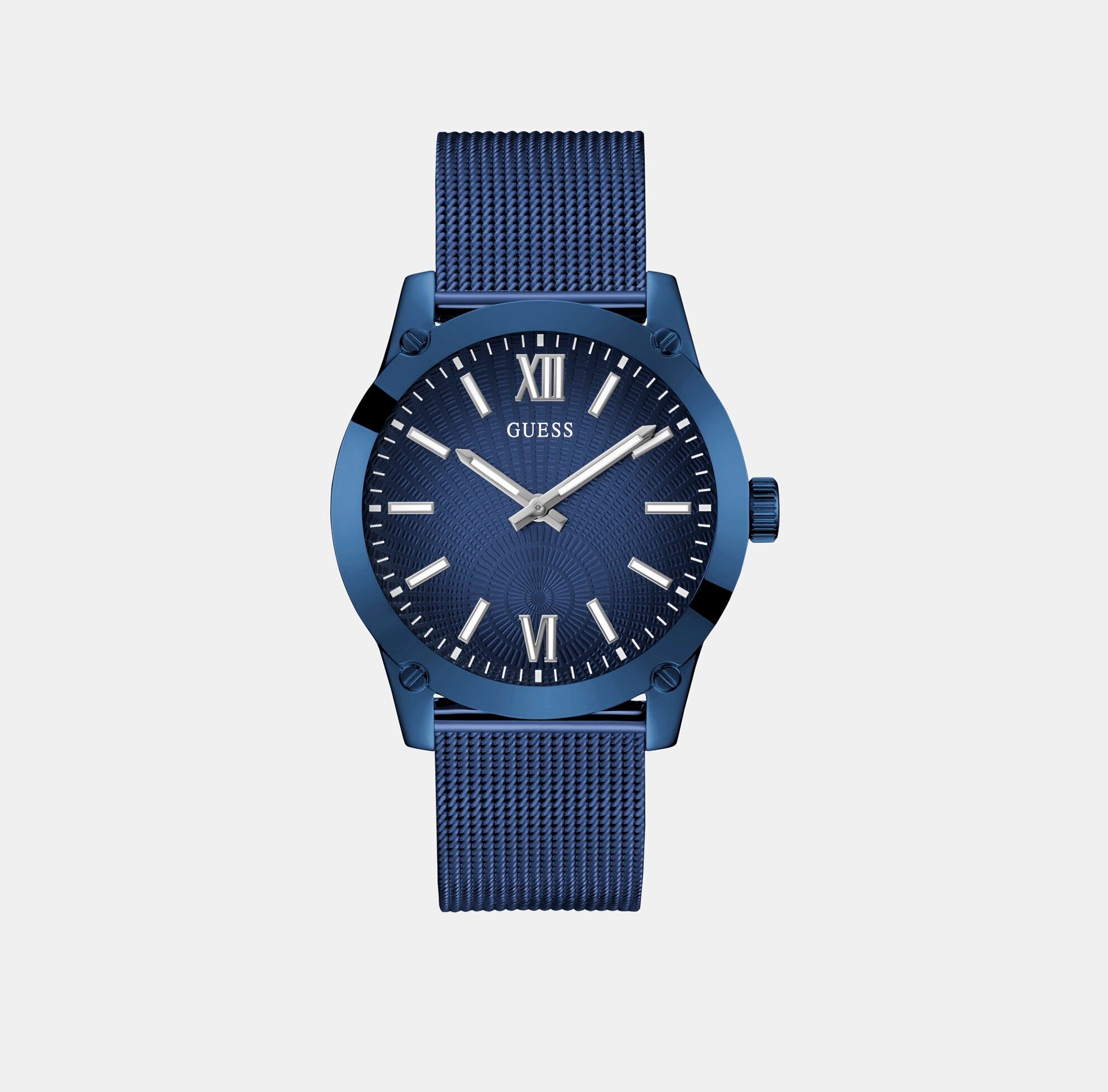 Guess Dress Men Quartz Blue Dial Analog Stainless Steel Watch GW0629G3