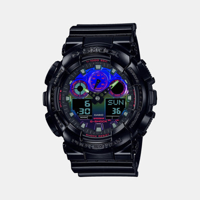 G-Shock Men Quartz Black Dial Analog-Digital Resin Watch G1365