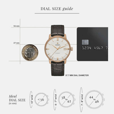 Coupole Unisex Automatic White Dial Analog Leather Watch R22861065