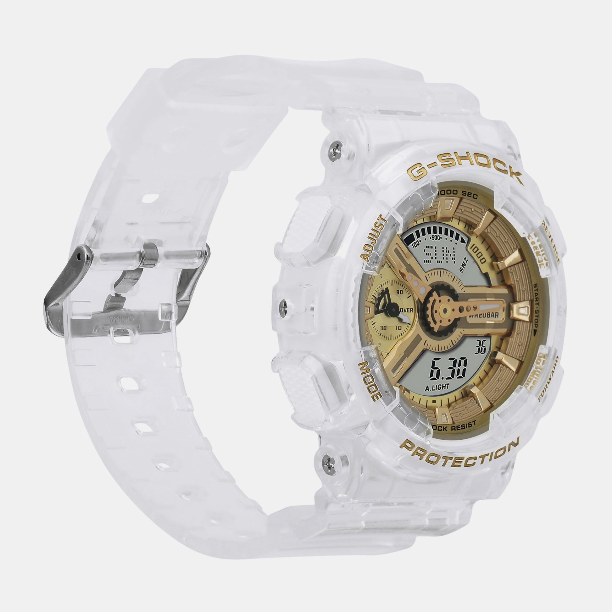 G-Shock Women Women Quartz Gold Dial Analog-Digital Resin Watch G1400