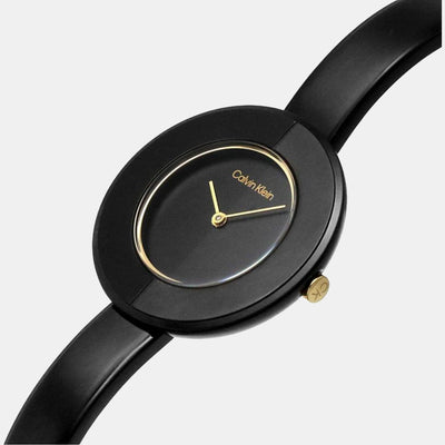 Confidence Women Quartz Black Dial Analog Stainless Steel Watch 25200024